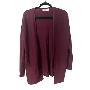 Womans Purple Cardigan Size S